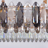 American Style Chandelier Luxury Square Chandelier Crystal Lamp For Dining Room, Kitchen, Bedroom And Living Room