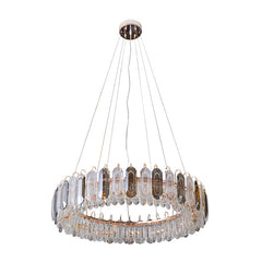 Exquisite Modern American Style Crystal Round Chandelier For Dining Room, Kitchen, Bedroom And Living Room